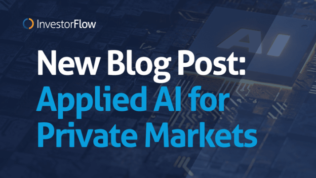 New blog post image: Applied AI for Private Markets